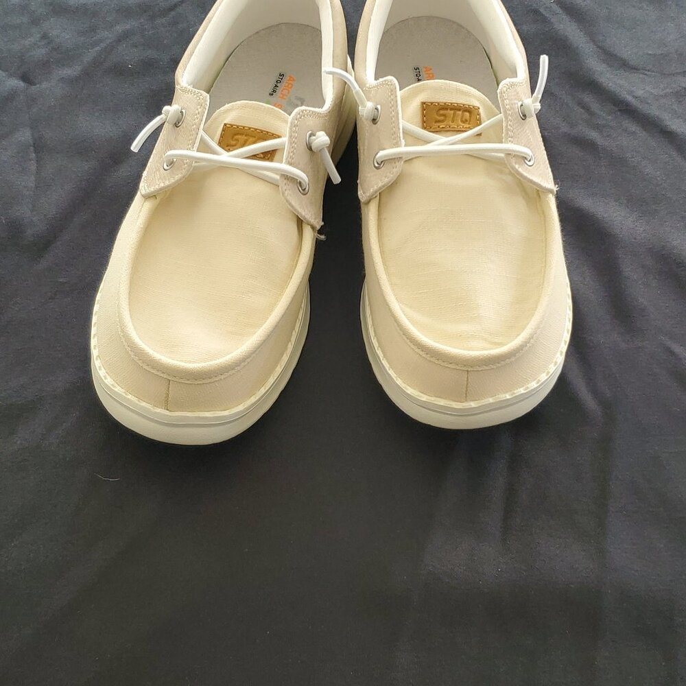 Women's Boat Shoes with Orthopedic Insole Slip On Shoes - Picture 3 of 9